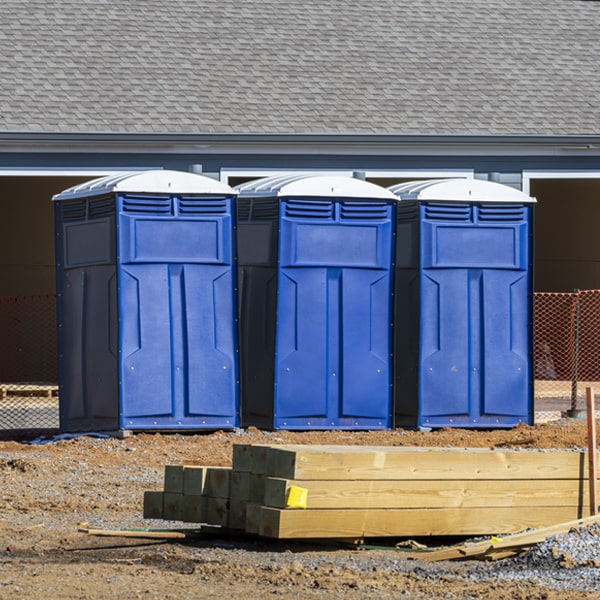 are there any restrictions on where i can place the portable restrooms during my rental period in Medicine Park OK